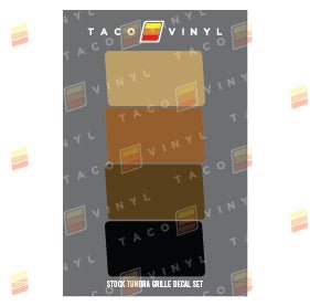 2014-2021 Tundra Grille Decals - Xtrusion Overland