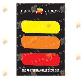 2014-2021 Tundra Grille Decals - Xtrusion Overland
