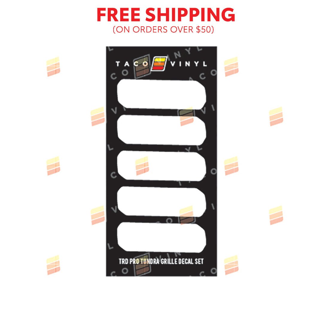 2014-2021 Tundra Grille Decals - Xtrusion Overland
