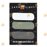 2014-2021 Tundra Grille Decals - Xtrusion Overland