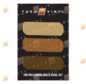 2014-2021 Tundra Grille Decals - Xtrusion Overland