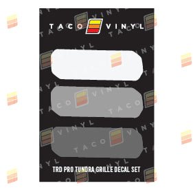 2014-2021 Tundra Grille Decals - Xtrusion Overland
