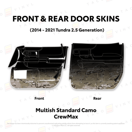 2014-21 Tundra Door Skins - Xtrusion Overland