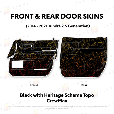 2014-21 Tundra Door Skins - Xtrusion Overland