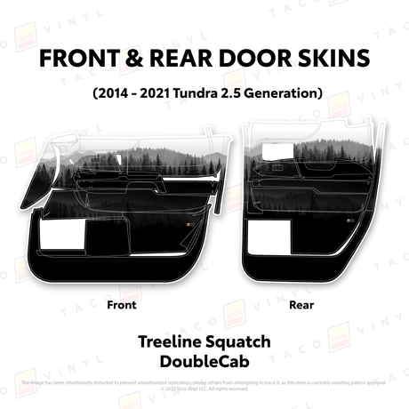 2014-21 Tundra Door Skins - Xtrusion Overland