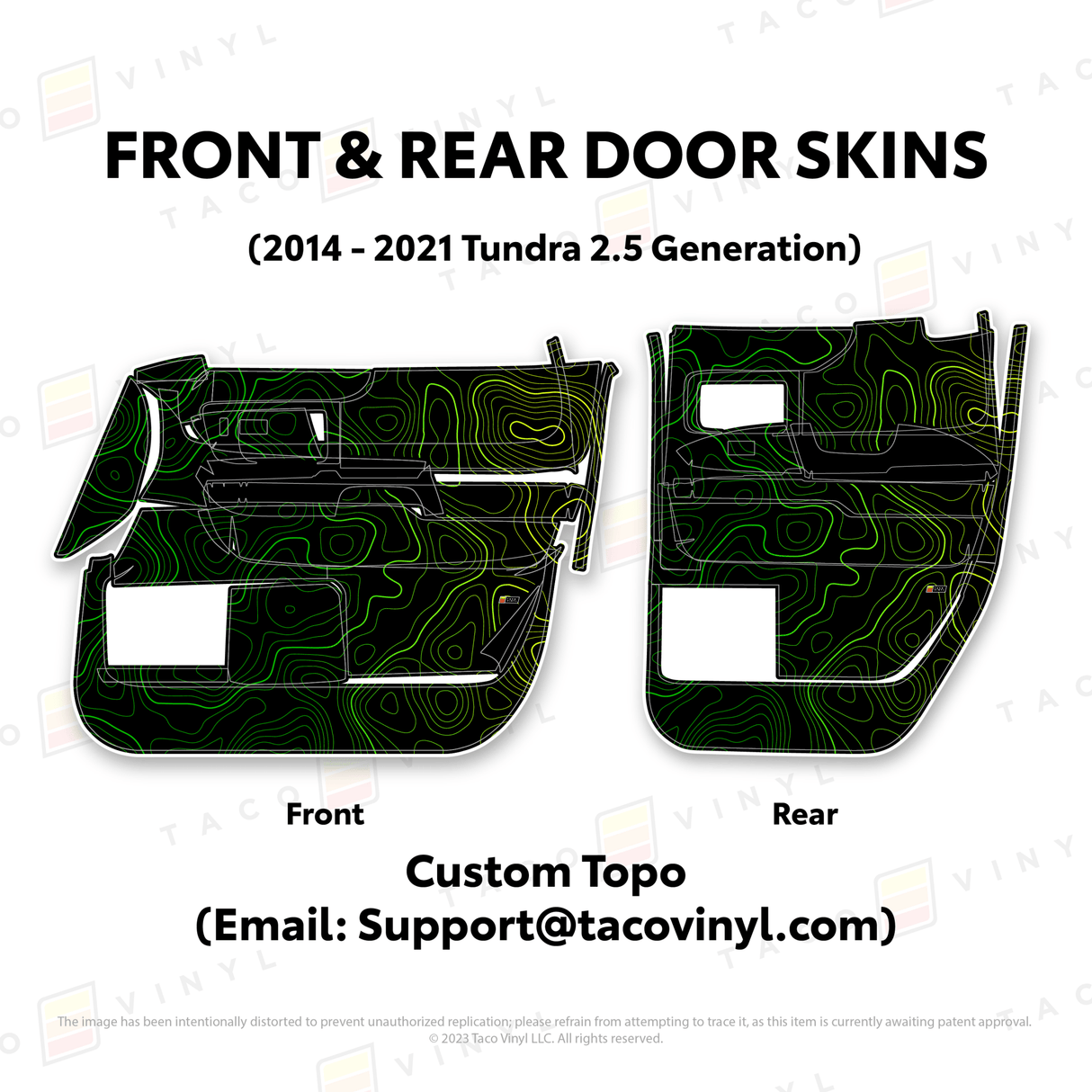 2014-21 Tundra Door Skins - Xtrusion Overland