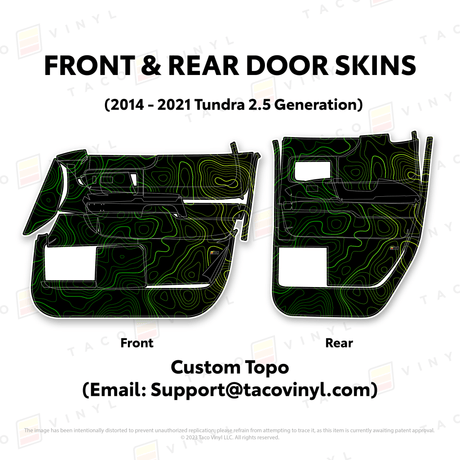 2014-21 Tundra Door Skins - Xtrusion Overland