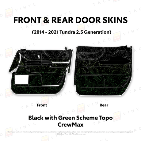 2014-21 Tundra Door Skins - Xtrusion Overland