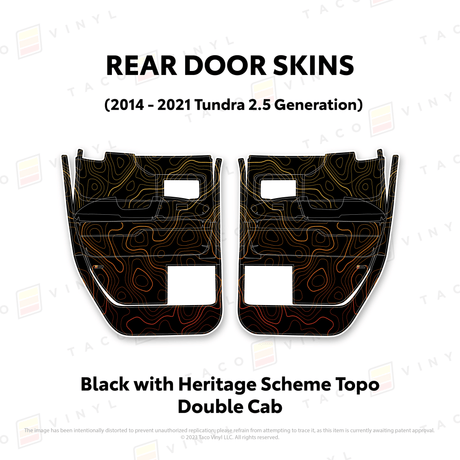 2014-21 Tundra Door Skins - Xtrusion Overland