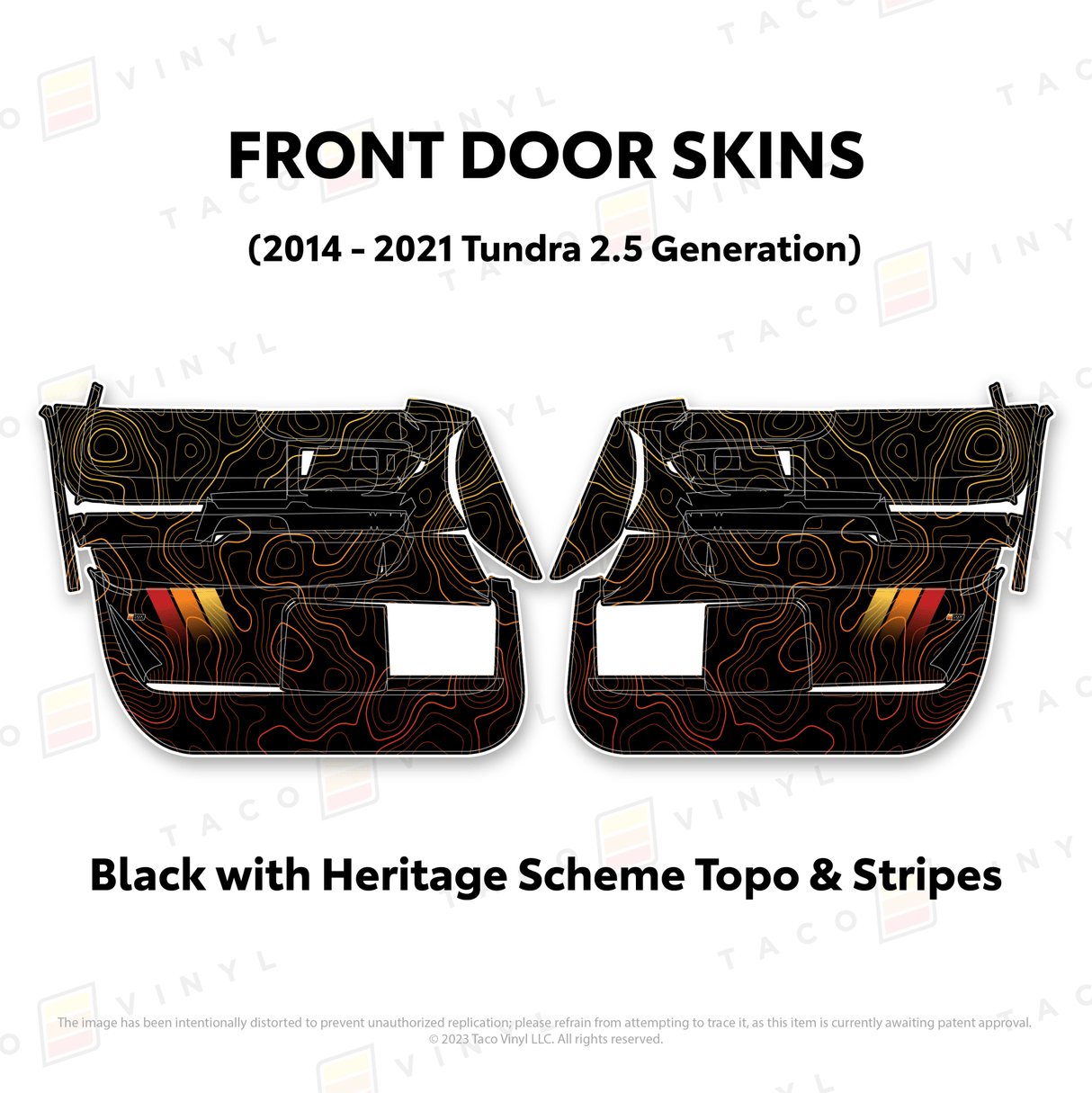 2014-21 Tundra Door Skins - Xtrusion Overland