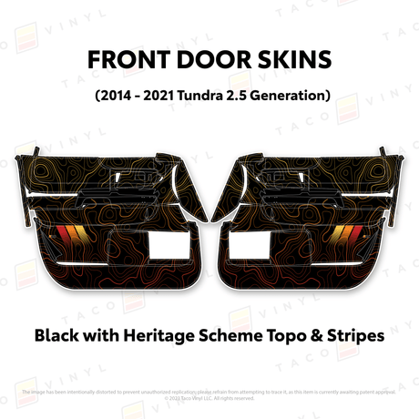 2014-21 Tundra Door Skins - Xtrusion Overland