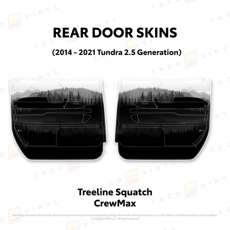 2014-21 Tundra Door Skins - Xtrusion Overland