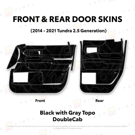 2014-21 Tundra Door Skins - Xtrusion Overland
