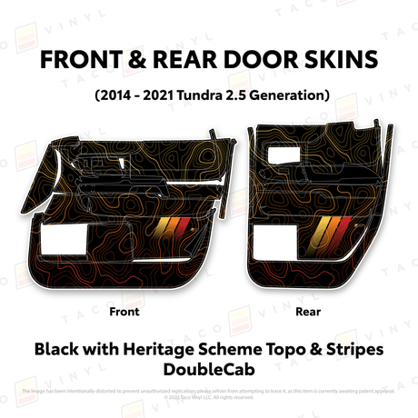 2014-21 Tundra Door Skins - Xtrusion Overland