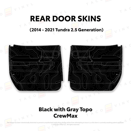2014-21 Tundra Door Skins - Xtrusion Overland