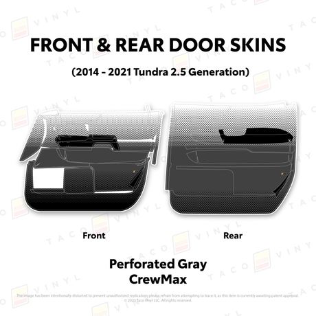 2014-21 Tundra Door Skins - Xtrusion Overland