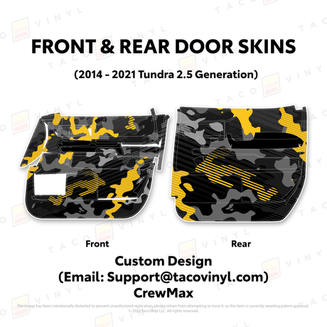 2014-21 Tundra Door Skins - Xtrusion Overland