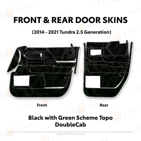 2014-21 Tundra Door Skins - Xtrusion Overland