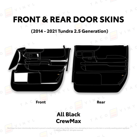 2014-21 Tundra Door Skins - Xtrusion Overland