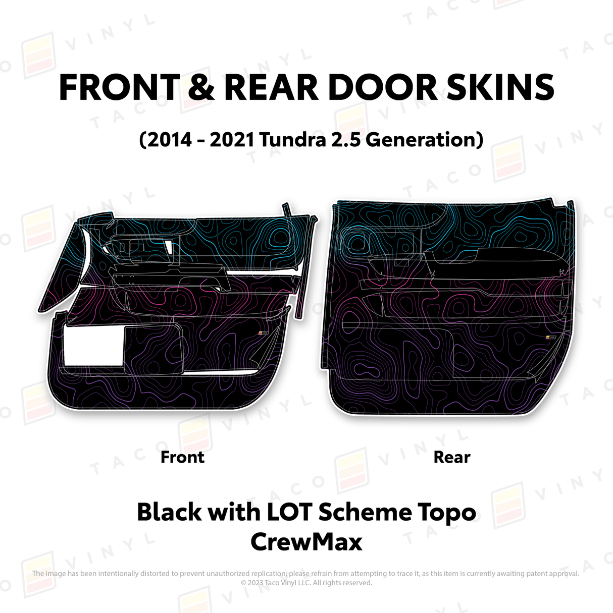 2014-21 Tundra Door Skins - Xtrusion Overland
