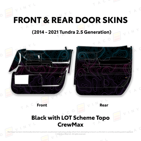 2014-21 Tundra Door Skins - Xtrusion Overland