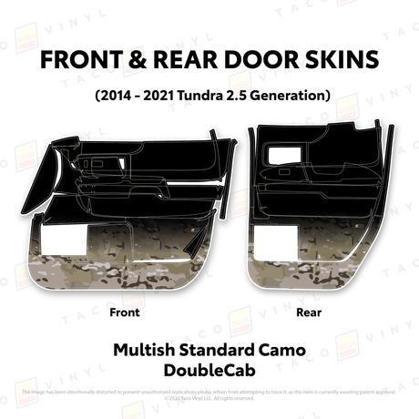 2014-21 Tundra Door Skins - Xtrusion Overland