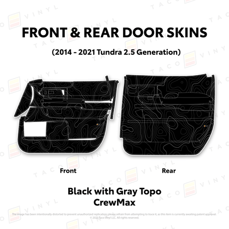 2014-21 Tundra Door Skins - Xtrusion Overland