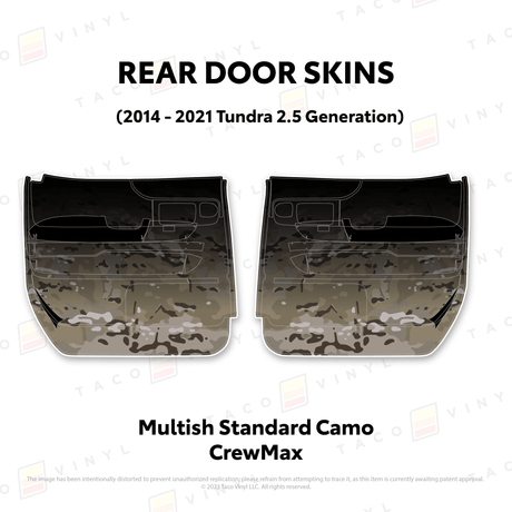 2014-21 Tundra Door Skins - Xtrusion Overland