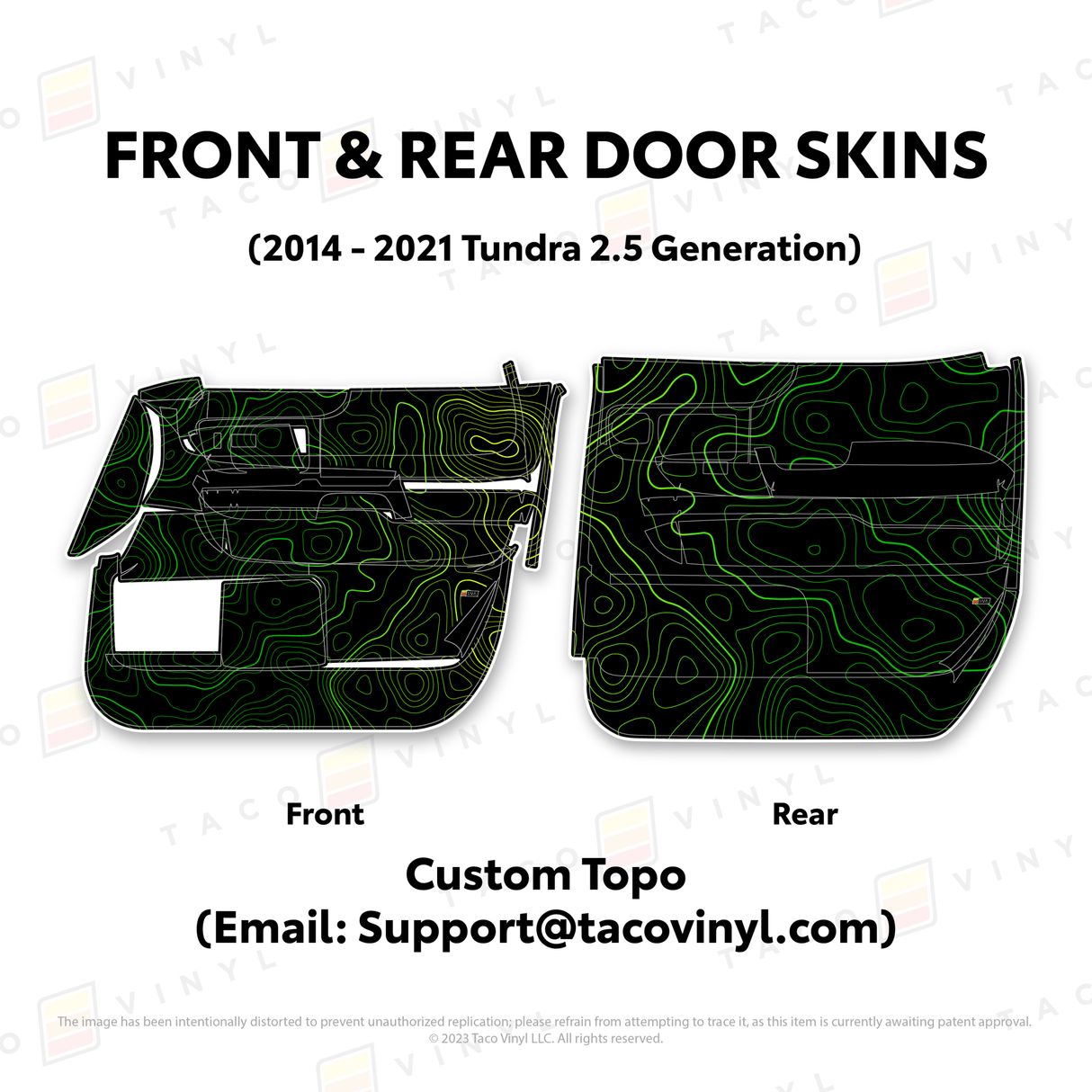 2014-21 Tundra Door Skins - Xtrusion Overland
