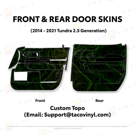 2014-21 Tundra Door Skins - Xtrusion Overland