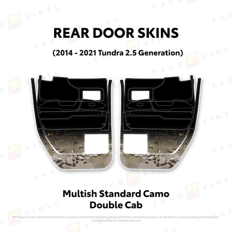 2014-21 Tundra Door Skins - Xtrusion Overland
