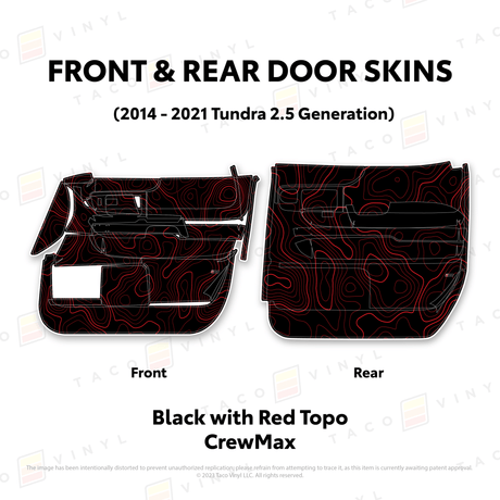 2014-21 Tundra Door Skins - Xtrusion Overland