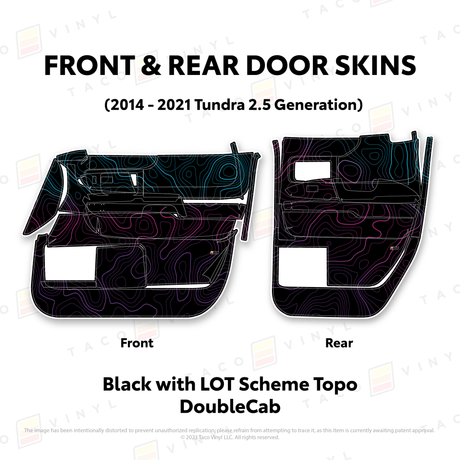 2014-21 Tundra Door Skins - Xtrusion Overland