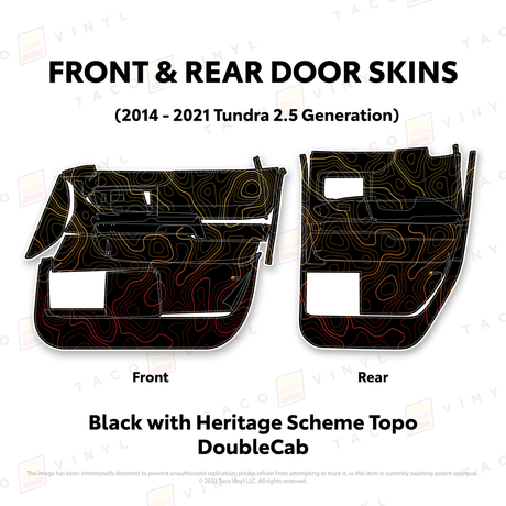 2014-21 Tundra Door Skins - Xtrusion Overland