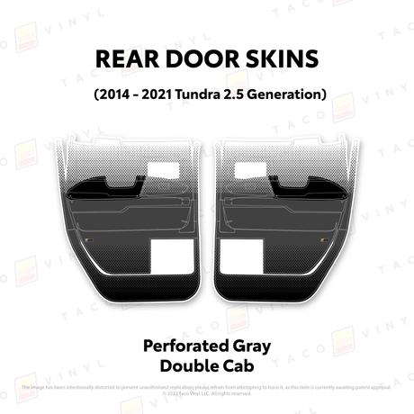 2014-21 Tundra Door Skins - Xtrusion Overland