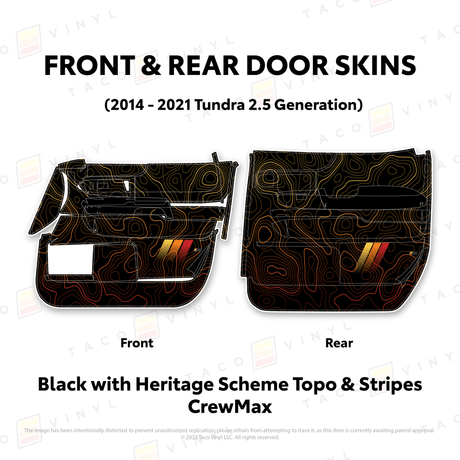 2014-21 Tundra Door Skins - Xtrusion Overland