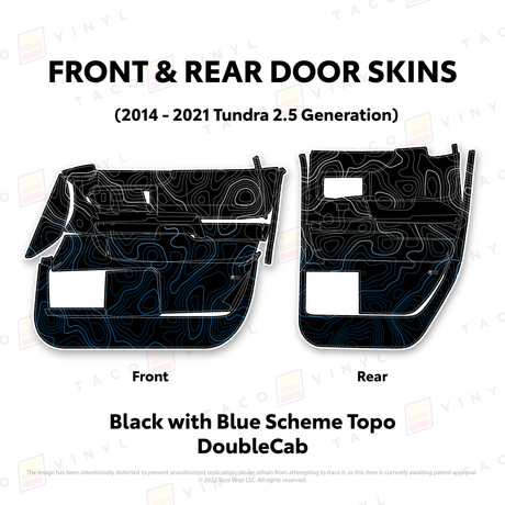 2014-21 Tundra Door Skins - Xtrusion Overland