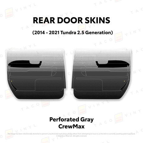 2014-21 Tundra Door Skins - Xtrusion Overland