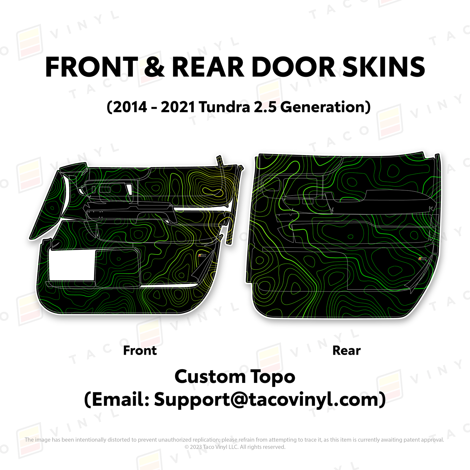 2014-21 Tundra Door Skins