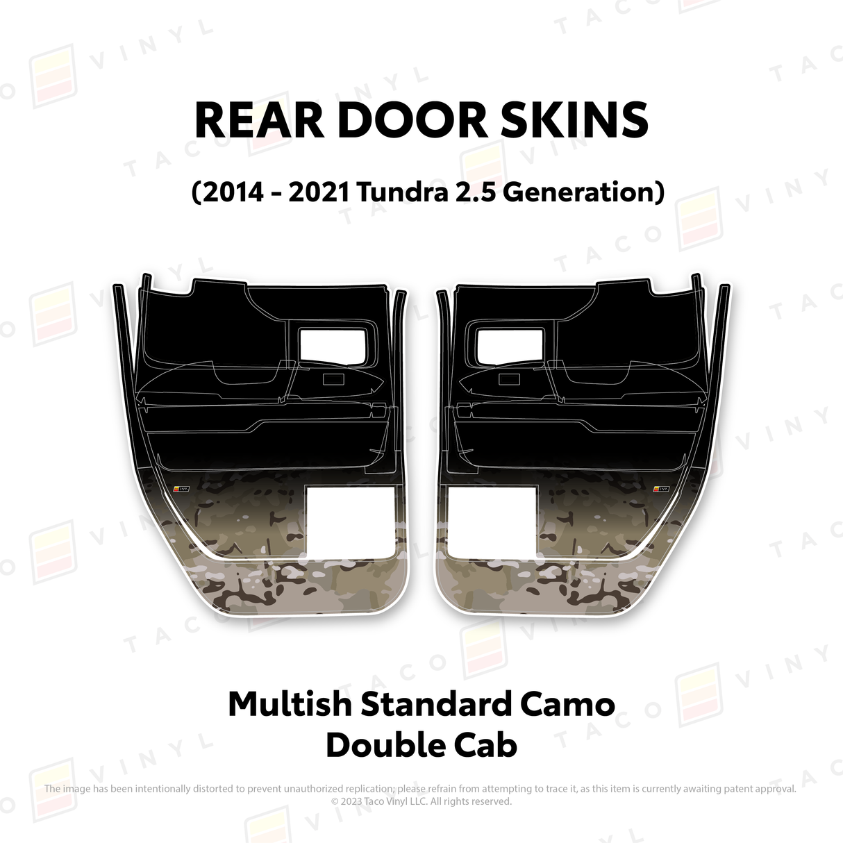 2014-21 Tundra Door Skins