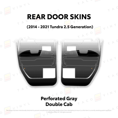 2014-21 Tundra Door Skins