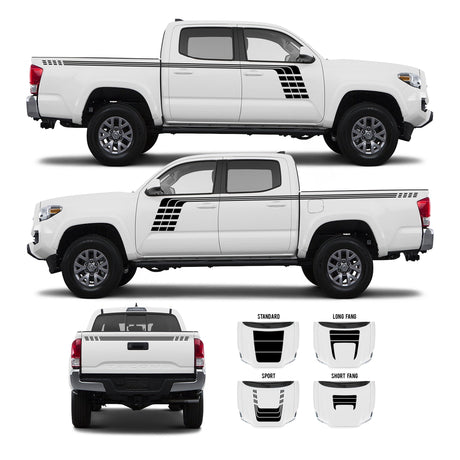 2016-2023 Tacoma Checkered Stripe Kit - Xtrusion Overland