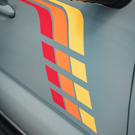 2016-2023 Tacoma Checkered Stripe Kit - Xtrusion Overland