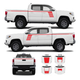 2016-2023 Tacoma Checkered Stripe Kit - Xtrusion Overland