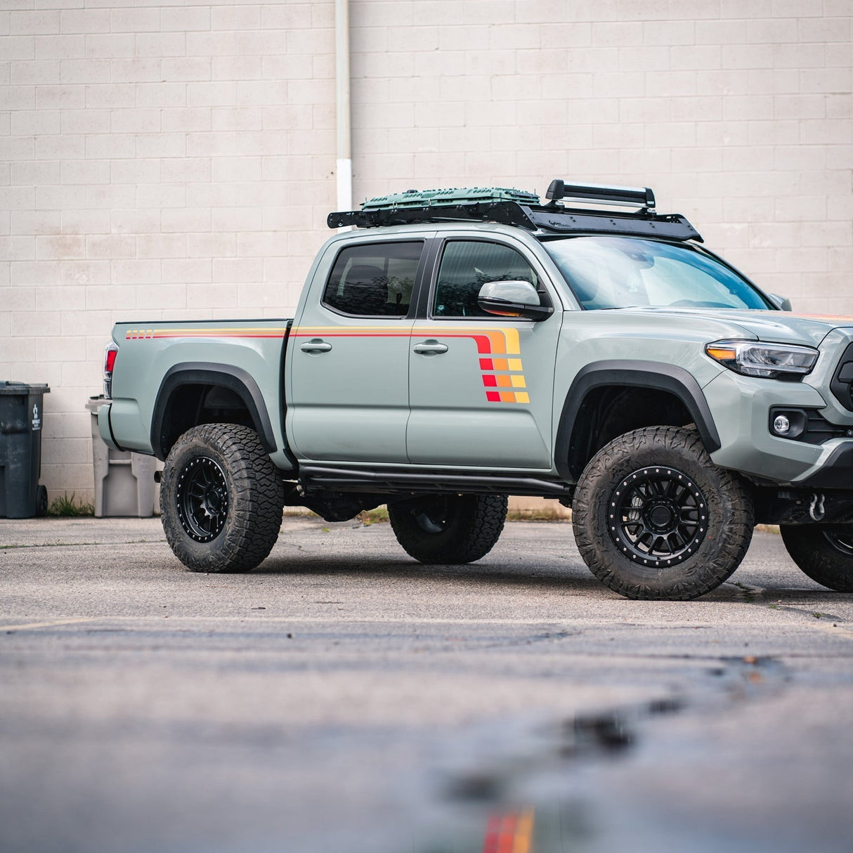2016-2023 Tacoma Checkered Stripe Kit - Xtrusion Overland