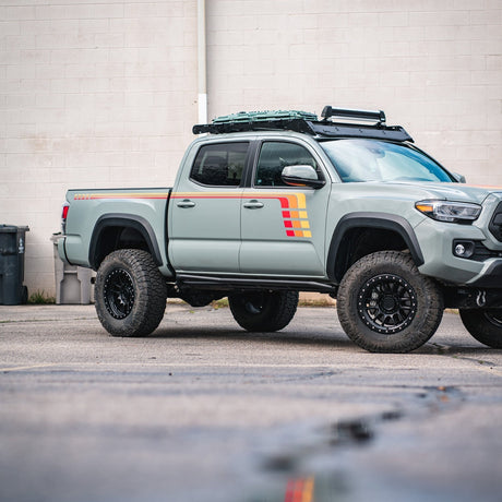 2016-2023 Tacoma Checkered Stripe Kit - Xtrusion Overland