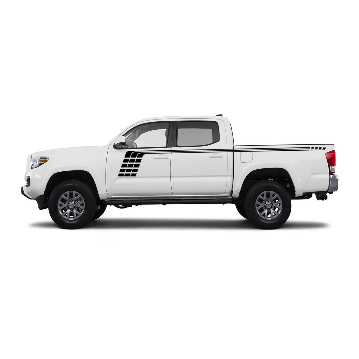 2016-2023 Tacoma Checkered Stripe Kit - Xtrusion Overland