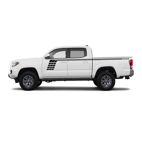 2016-2023 Tacoma Checkered Stripe Kit - Xtrusion Overland