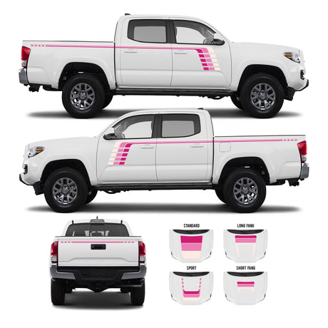 2016-2023 Tacoma Checkered Stripe Kit - Xtrusion Overland