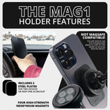 2016-2023 Toyota Tacoma & 2014-2021 Tundra LINK™ Vent Mount Bracket With Magnetic Phone Holder | Choose Your Arm Length - Xtrusion Overland